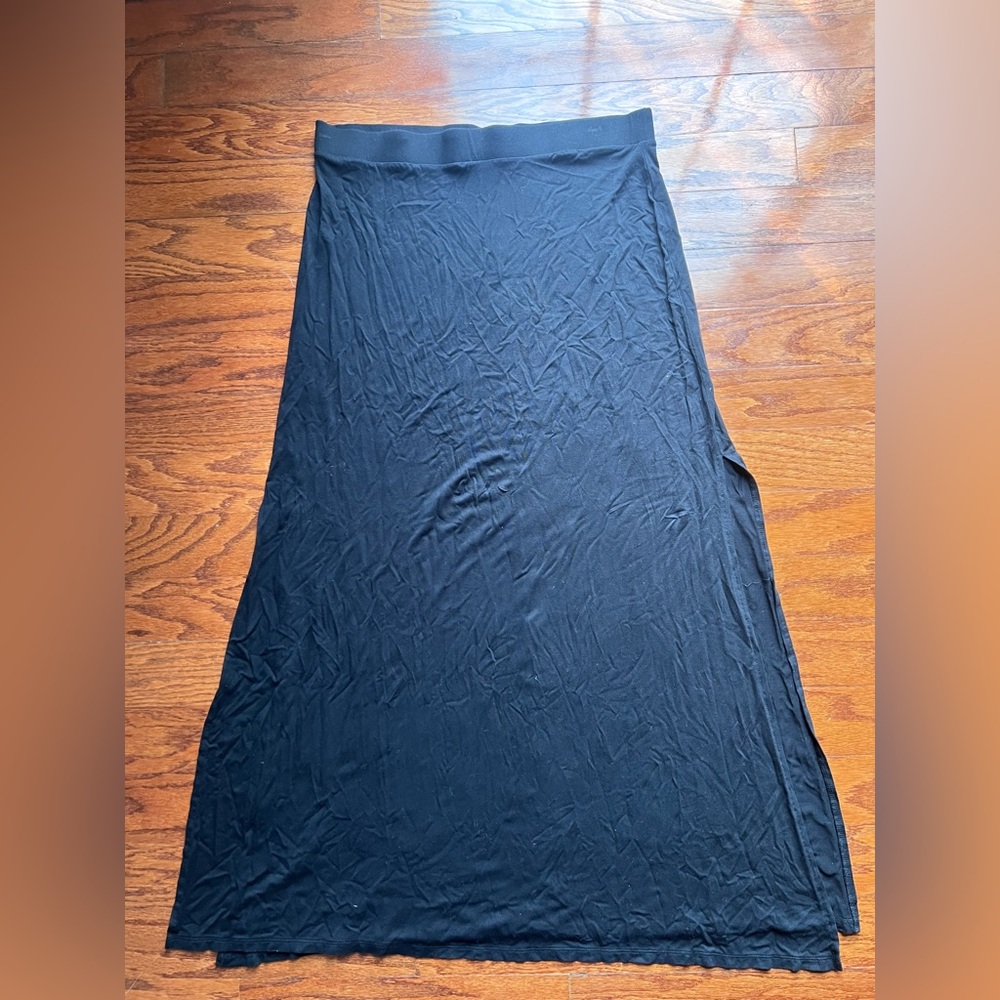 Forever 21 Classic Black Maxi Skirt Size 2X